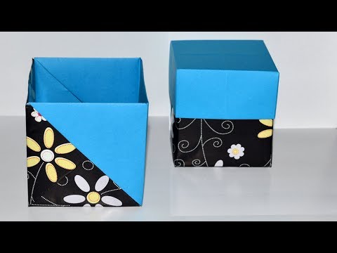 How To Make Your Own Paper Box EASY - Origami Gift Box DIY