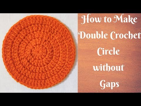 How To Make a Double Crochet Circle Without Gaps