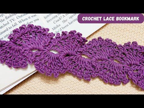 How To Make a Easy Crochet Lace Bookmark