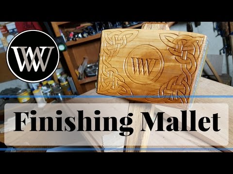 How To Make a Finishing Mallet With Leather Faces for Woodworking Projects