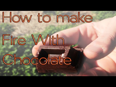 How To Make a Fire with Chocolate