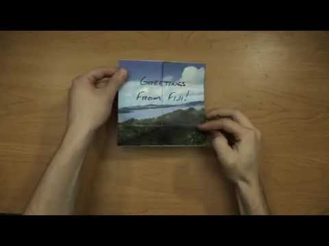 How To Make a Four Sided Flexigon Postcard