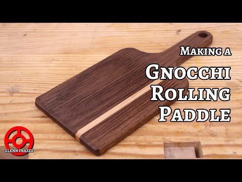 How To Make a Gnocchi Rolling Paddle | Pan-Seared Gnocchi with Browned Butter Sauce [Woodworking]