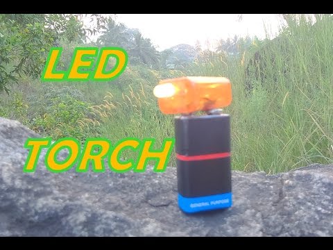 How To Make a LED Flashlight using Plastic Box