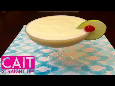 How To Make a Pina Colada | Frozen Cocktail Recipe | Cait Straight Up