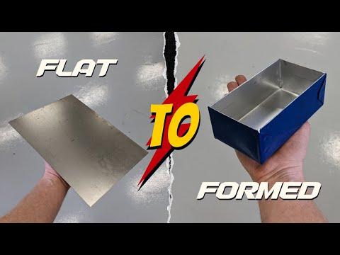 How To Make a Sheet Metal Box - Shop Class Project