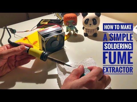 How To Make a Simple Soldering Fume Extractor