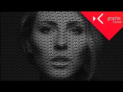 How To Make a Simple Text Portrait Effect - Tutorial | Adobe Photoshop CC 2015 - GraphixTV