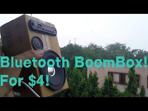 How To Make a USB Bluetooth BoomBox with Radio!