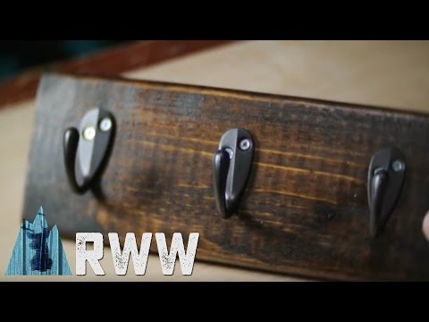 How To Make a Wooden Key Holder