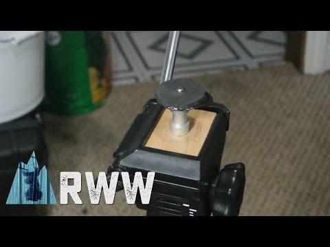 How To Make a Wooden Quick Release Plate For a Camera Tripod