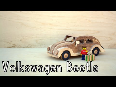 How To Make a Wooden Toy Volkswagen Beetle | Wooden Miniature - Wooden Creations