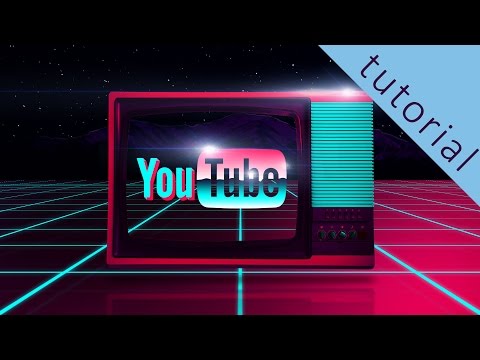 How To Make a YouTube 80s Based Logo Wallpaper - Tutorial | Photoshop CC 2015 - GraphixTV