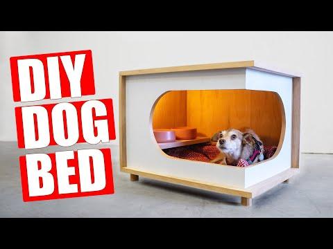 How To Make an Enclosed Dog Bed | Tiny Dog House