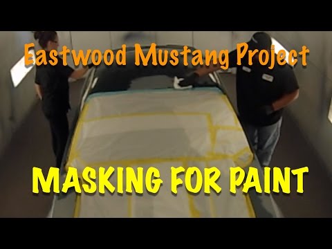 How To Mask Car For Paint - Eastwood Mustang Project