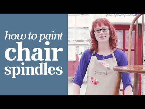 How To Paint Chair Spindles | The Easiest Way to Paint Wooden Chairs With Spindles