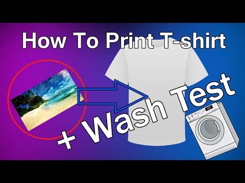 How To Print t shirts at home + Washing Test