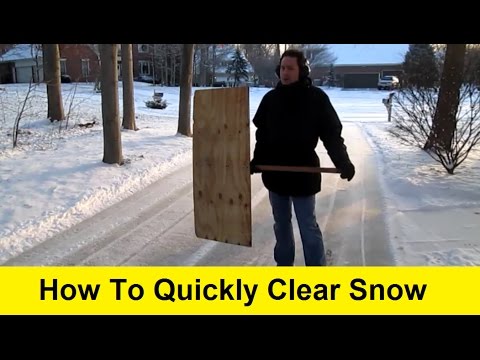 How To Quickly Clear Snow