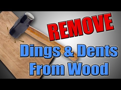 How To Remove Dings &amp;amp; Dents From WOOD - FerryQuickTips