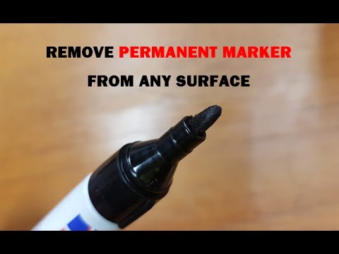 How To Remove Permanent Marker from Everything
