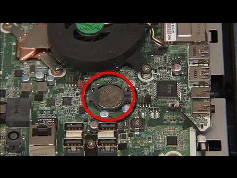 How To Replace a Motherboard Battery!!