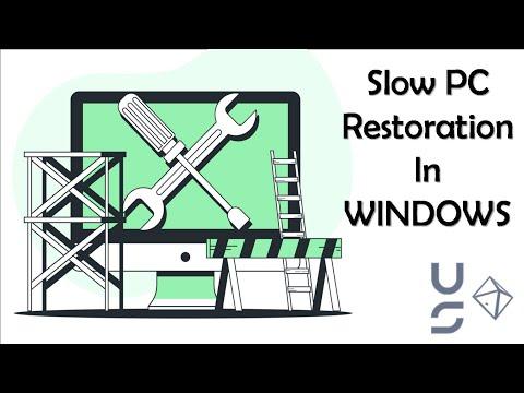 How To Restore Slow Or Lagging PC In WINDOWS [8,10]