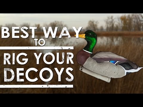 How To Rig Duck Decoys [The Best Way] - 400# Mono Texas Rig