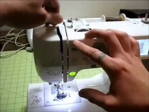 How To Thread The Brother SE400 Embroidery and Sewing Machine (beginner)