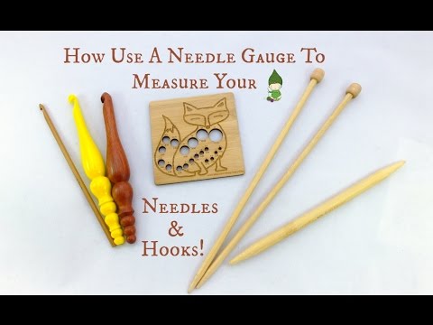 How To Use A Needle Gauge To Measure Your Needle &amp;amp; Hooks!