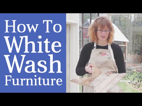 How To Whitewash Furniture | Step by Step DIY Tutorial