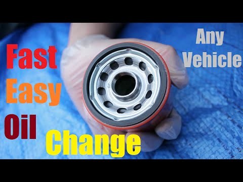 How To change Your Oil Fast &amp;amp; Easy