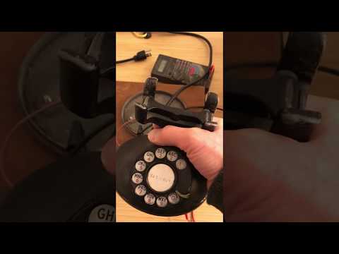 How an Antique Phone Works