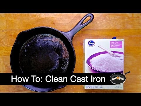 How to: Clean your Cast Iron Skillet