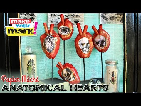 How to: Paper M&amp;acirc;ch&amp;eacute; Anatomical Hearts