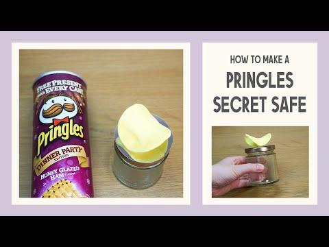 How to: Recycle a Pringles Can into a Secret Safe! | Fun Polymer Clay Food Tutorial | Craft Project