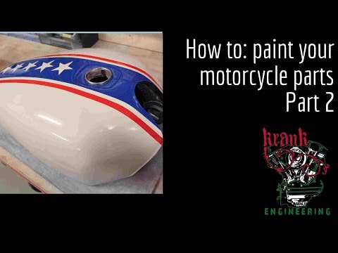 How to: paint your motorcycle parts - part 2