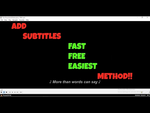 How to Add Subtitles Fast and Easiest Method!