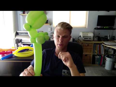 How to Balloon Twist a Dinosaur