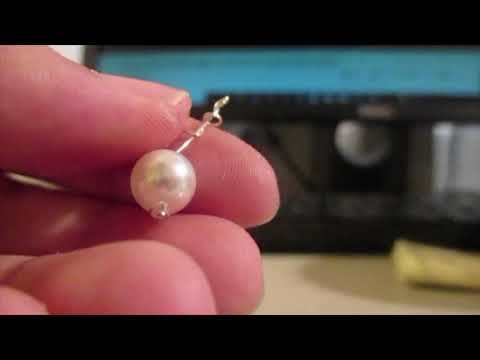 How to Briolette Wire Wrap Pearl Earrings/Pendant