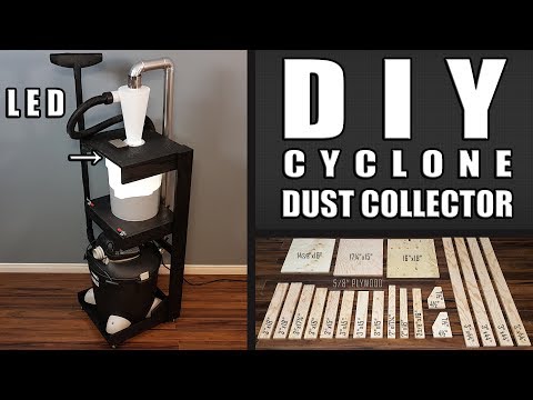 How to Build : DIY Cyclone Dust Collector ( Complete tutorial )