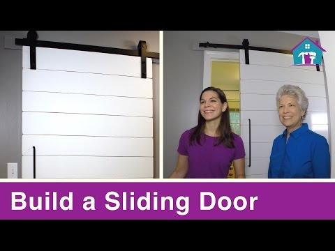 How to Build &amp;amp; Install a Barn Door