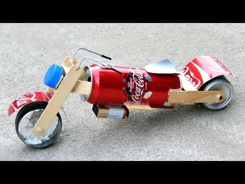 How to Build 9v Battery Powered Motorcycle at Home