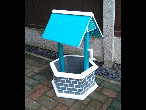 How to Build A Garden Wishing Well Out Of A Pallet &amp;amp; A Few Other Bits