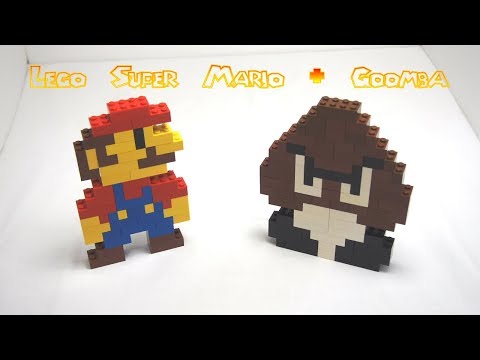 How to Build Lego Super Mario &amp;amp; Goomba Tutorial