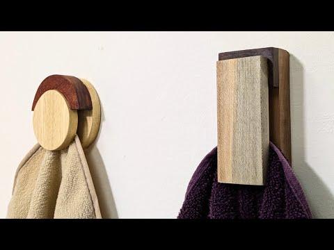 How to Build Wood Towel Holder / DIY Project