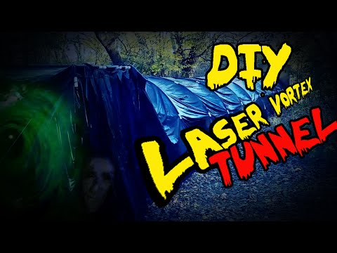 How to Build a Haunted Laser Vortex Tunnel &amp;ndash; DIY, Homemade Halloween Decorations &amp;amp; Props