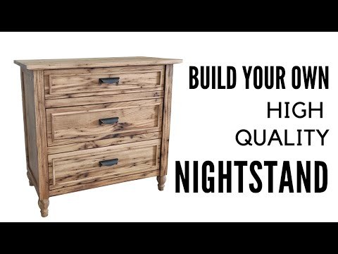 How to Build a High Quality CUSTOM NIGHTSTAND