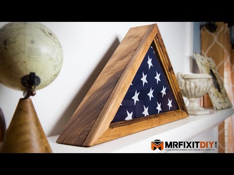 How to Build a Memorial Flag Display Case