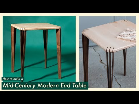 How to Build a Mid-Century Modern End Table