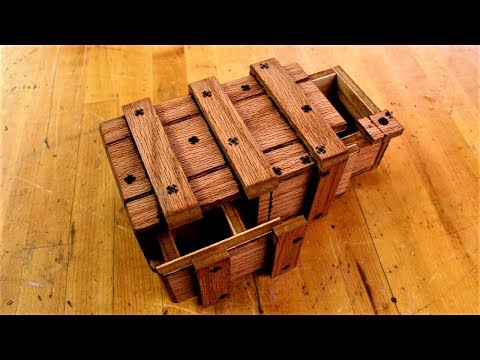 How to Build a Miniature Puzzle Crate